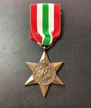 WWII Italy Star War Medal