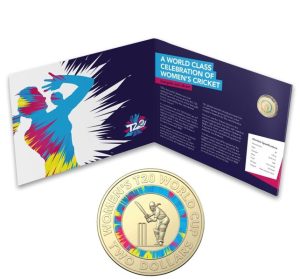 2020 $2 ICC Cricket Women’s T20 World Cup Al-Br Coloured Uncirculated Coin