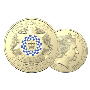 2019 $2 Police Remembrance Uncirculated Coin