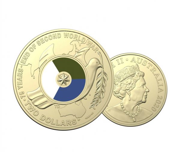 2020 $2 75th Anniversary of the End of WWII Uncirculated Coin