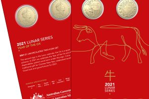 2021 $1 Year of the Ox Uncirculated Two-Coin Set