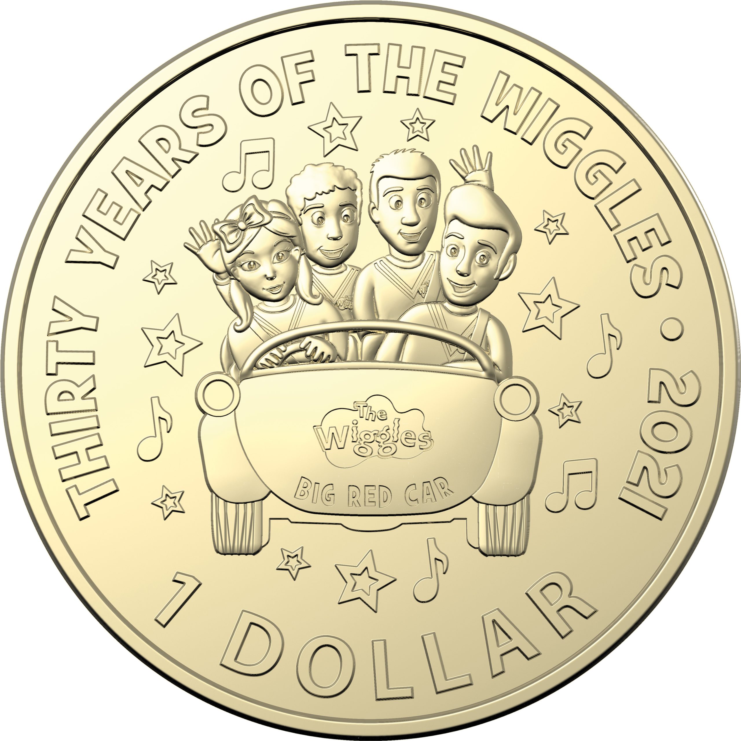 2021 30th Anniversary of the Wiggles 6-Coin Set - Image 8