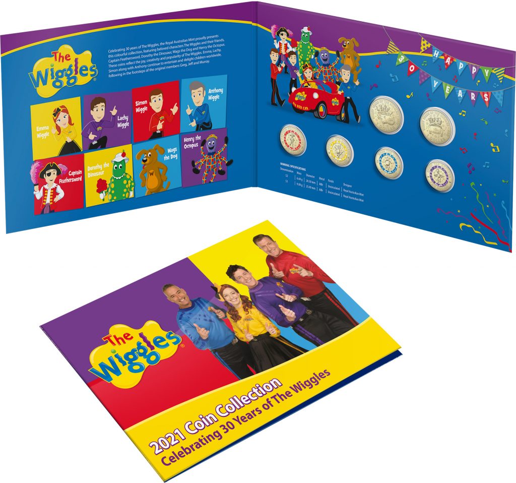 2021 30th Anniversary of the Wiggles 6-Coin Set | Southern Cross Coins