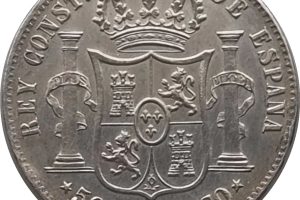 Philippines (Spanish) 1885 Fifty Centimos - Alfonso XII - Extremely Fine