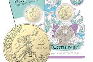 2022 $2 Tooth Fairy Uncirculated Coin in Card