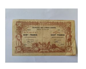 French Somaliland 1920 100 Francs p.5 Nice Fine