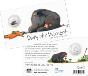2022 20c Diary of a Wombat Uncirculated Coin