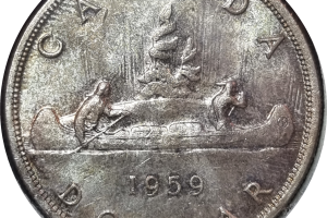 Canada 1959 Dollar Unc