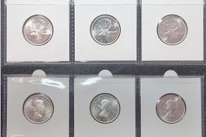 Canada 1962, 63, 64 Quarter Trio Unc