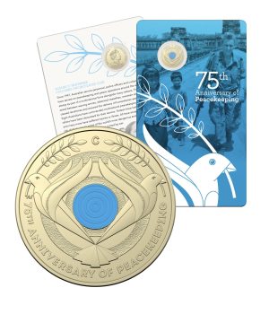 2022 $2 75th Anniversary of Peacekeeping 'C' Mint Mark Coin