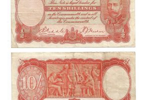 Australia 1936 10 Shillings Riddle/Sheehan Fine or Better