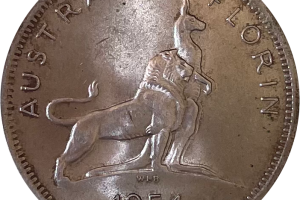 Australia 1954 Royal Visit Florin- Uncirculated