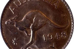 Australia 1948 Penny - Choice Uncirculated