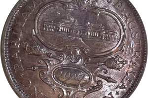 Australia 1927 Canberra Florin - Near Uncirculated