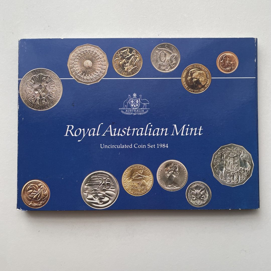 1984 Uncirculated 6 coin Mint Set Southern Cross Coins