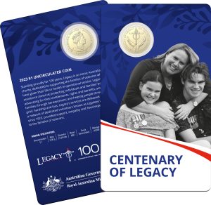 2023 $1 Centenary of Legacy Uncirculated Coin *LIMIT 1 PER PERSON*
