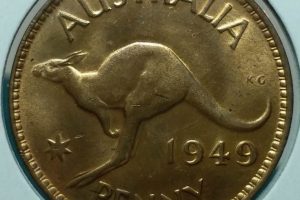 Australia 1949 Penny - Choice Uncirculated