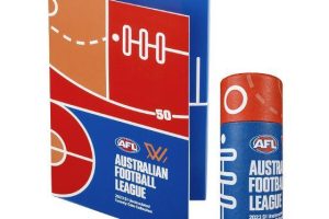 2023 AFL football 20 x $1 coin set with folder