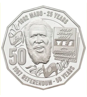 2017 50c Pride and Passion Eddie Mabo Uncirculated coin