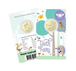 2023 $2 Tooth Fairy Uncirculated Coin in Card