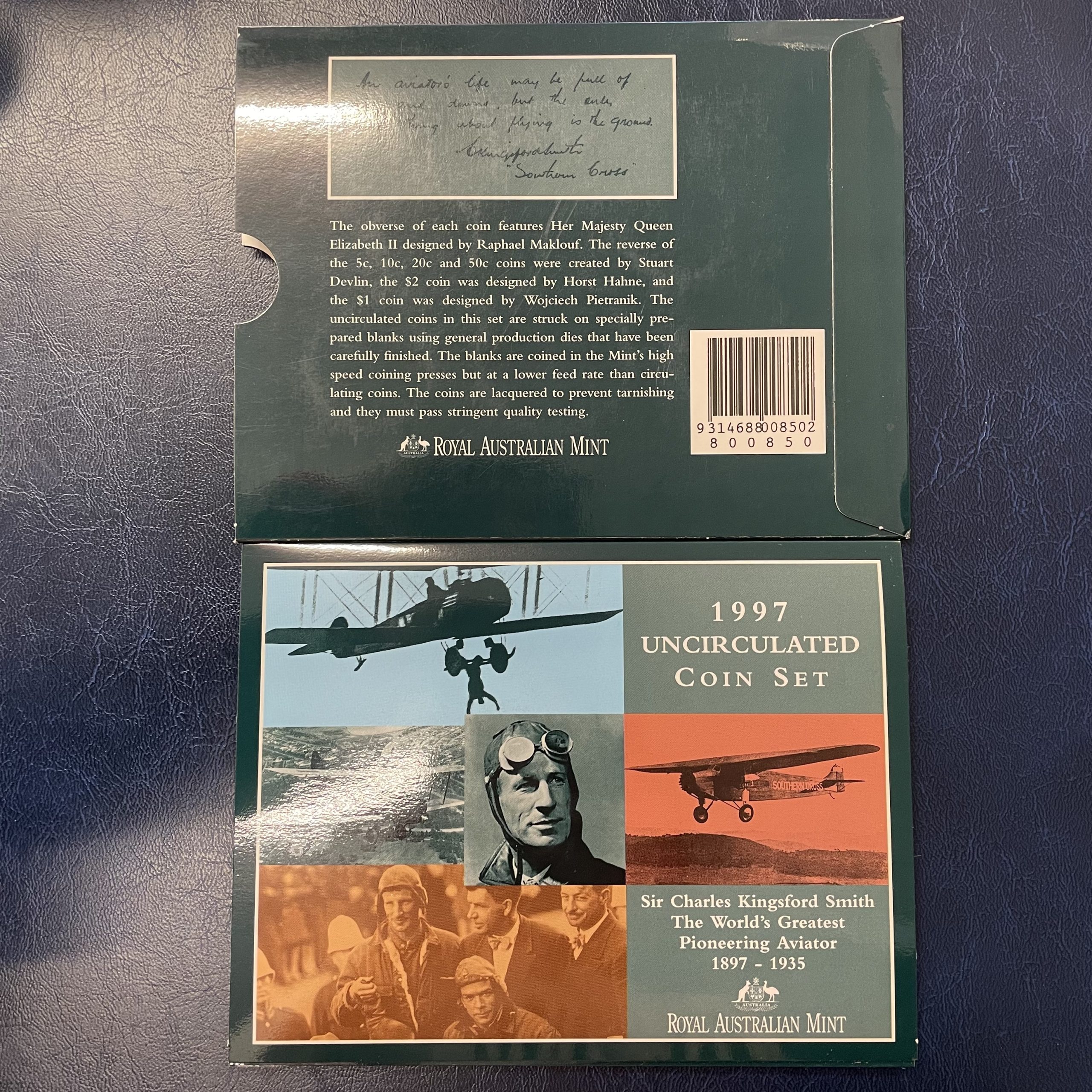 1997 Centenary of the Birth of Sir Charles Kingsford Smith 6-coin Mint Set - Image 5