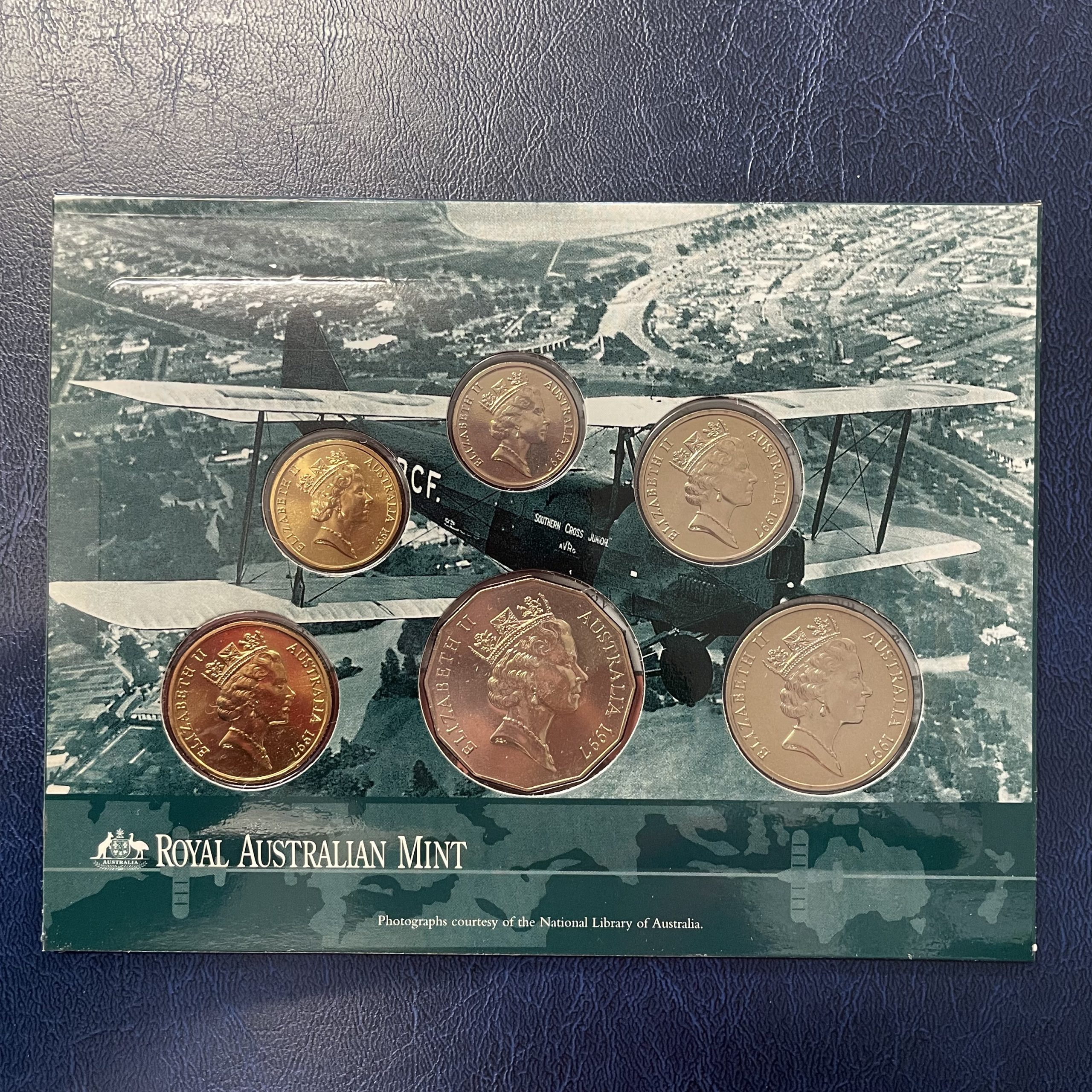 1997 Centenary of the Birth of Sir Charles Kingsford Smith 6-coin Mint Set - Image 3