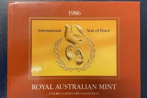 1986 International Year of Peace 7-coin Mint Set