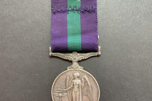 1918-1962 Great Britain General Service medal with Cyprus Bar - Near Uncirculated condition