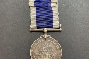 1914 - 1918 Great Britain Naval Long Service Medal - Extra Fine Condition