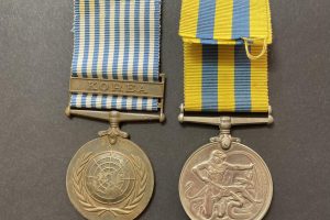 1950 - 1953 Great Britain Korean War Pair-medal