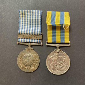 1950 - 1953 Great Britain Korean War Pair-medal