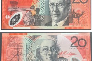 2002 $20 Polymer MacFarlane Henry Signatures 1st Prefix AA02 note - Uncirculated