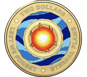 2018 $2 Eternal Flame Uncirculated Coin