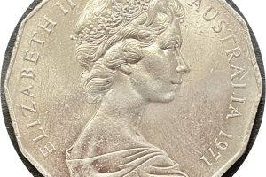 1971 50c Uncirculated coin