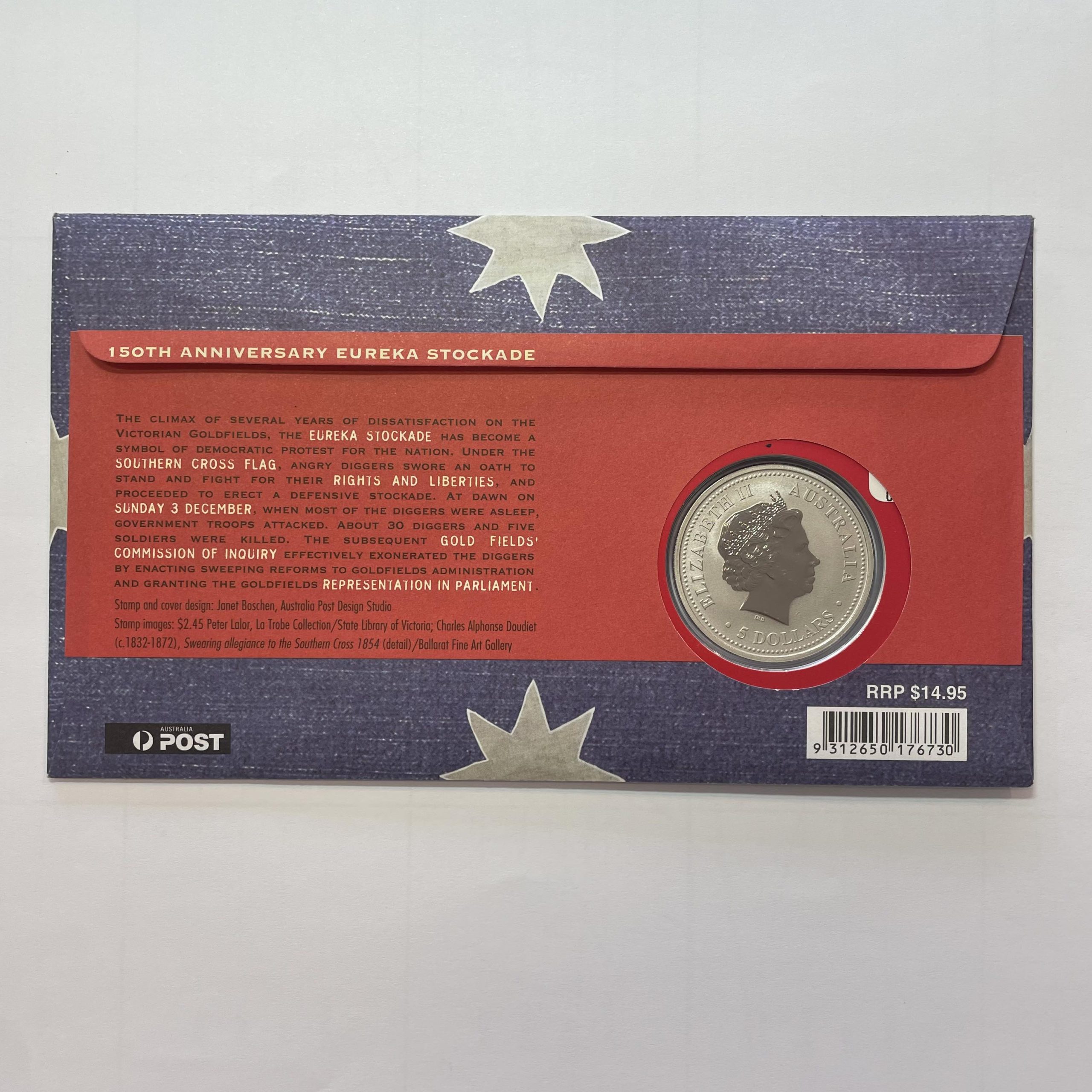 2004 $5 150th Anniversary Eureka Stockade PNC - Image 3