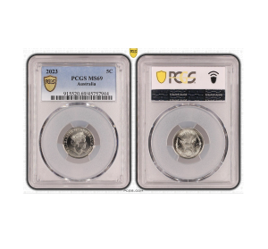 2023 5c PCGS - MS69
