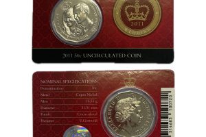 2011 50c Royal Wedding uncirculated coin