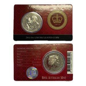 2011 50c Royal Wedding uncirculated coin
