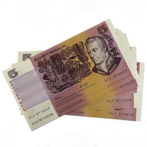 1990 $5 Fraser-Cole Signatures 16x Consecutive serials - Uncirculated