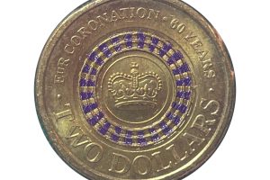 2013 $2 Coronation - Extra Fine to Almost Uncirculated