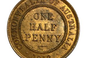Australia 1912 H Half Penny - Nice Uncirculated