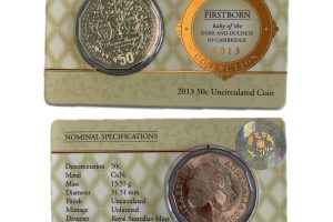 2013 50c Royal Collection - Firstborn baby of the Duke and Duchess of Cambridge