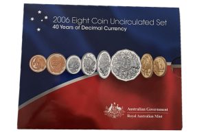 2006 40 Years of Decimal Currency 8-coin Mint Set