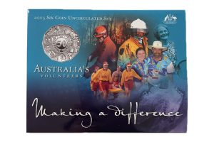 2003 Australia's Volunteers 'Making a Difference' 6-coin Mint Set