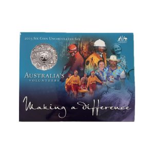 2003 Australia's Volunteers 'Making a Difference' 6-coin Mint Set