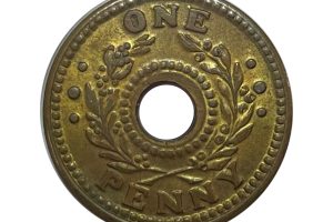 1 Penny Hay Internment Camp WWII (struck in brass) - Uncirculated