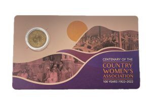 2022 $1 Centenary of the Country Women's Association uncirculated coin