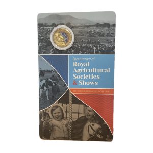 2022 $1 Bicentenary of Royal Agricultural Societies & Shows coloured uncirculated coin