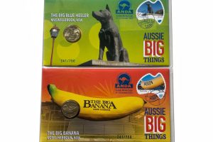 2023 2 x $1 'The Big Blue Heeler' and 'The Big Banana' Sydney ANDA PNC Pair