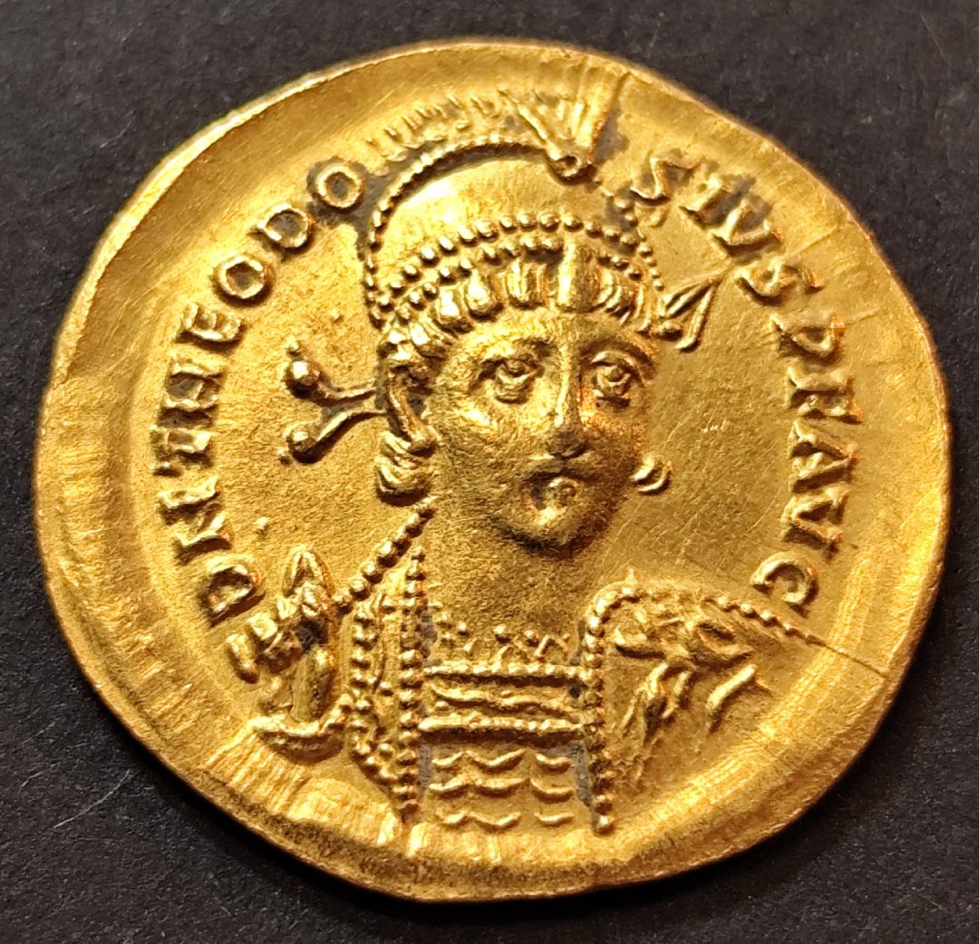 Theodosius II Eastern Roman Empire Gold Solidus 408-420 AD gEF ...